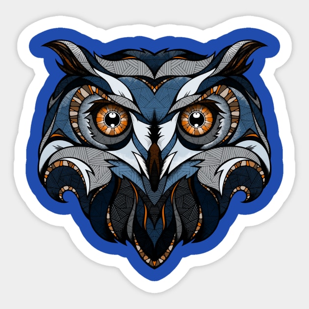 Blue Owl Sticker by AndreasPreis